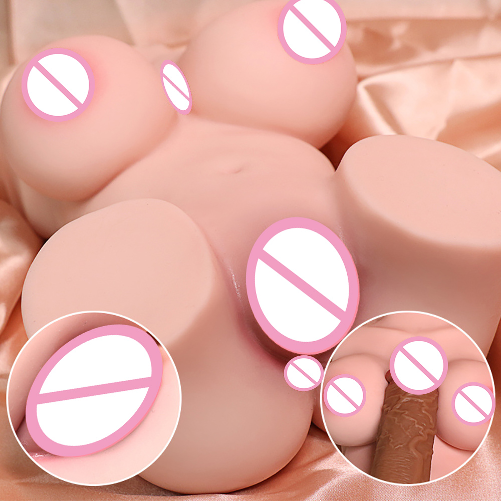 Male Masturbator Doll Double Channel 3d Realistic Artificial Vagina Anal And Breast Adult Toy - 5