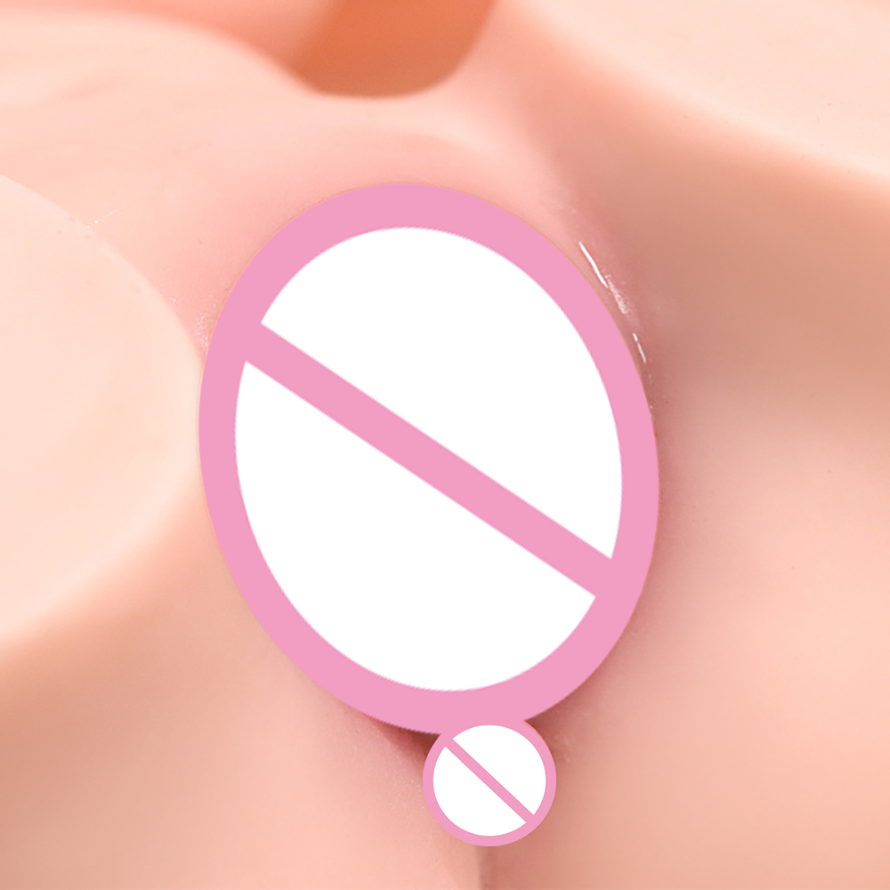 Male Masturbator Doll Double Channel 3d Realistic Artificial Vagina Anal And Breast Adult Toy - 4