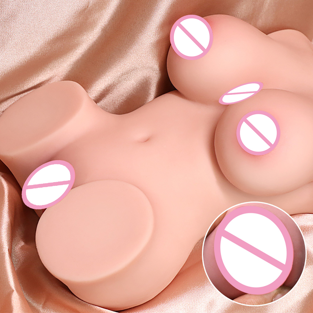 Male Masturbator Doll Double Channel 3d Realistic Artificial Vagina Anal And Breast Adult Toy - 3