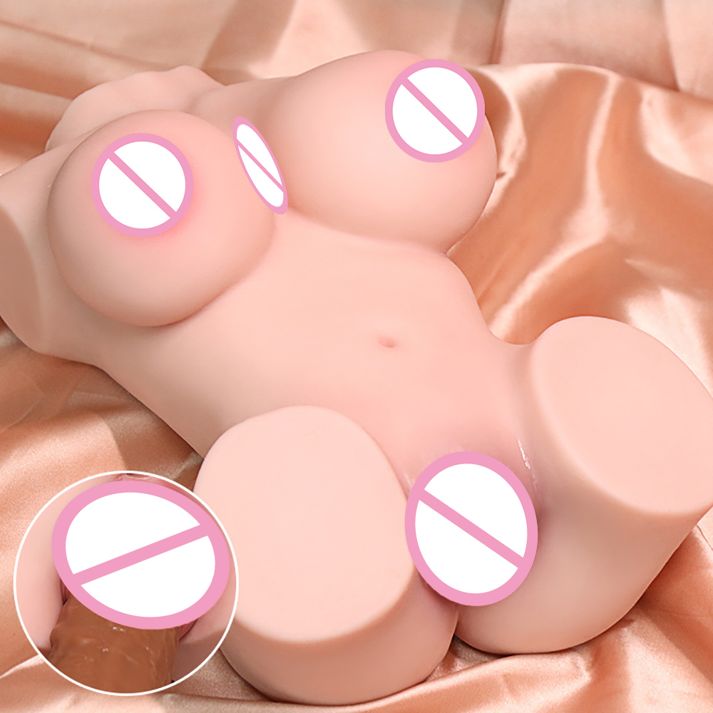 Male Masturbator Doll Double Channel 3d Realistic Artificial Vagina Anal And Breast Adult Toy - 2