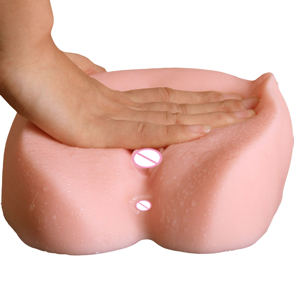 Enhanced 3d Silicone Male Masturbator Cup Realistic Vagina And Ass Sex Doll Adult Pleasure Toy For Men - 4