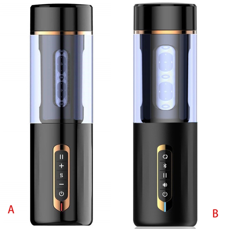 Rechargeable Bluetooth Male Masturbator With Thrusting Rotating Modes Electric Pleasure Cup Moaning Audio Adult Sex Toy For Men - 12