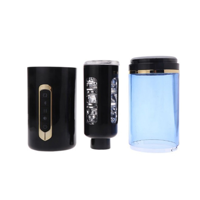 Rechargeable Bluetooth Male Masturbator With Thrusting Rotating Modes Electric Pleasure Cup Moaning Audio Adult Sex Toy For Men - 10