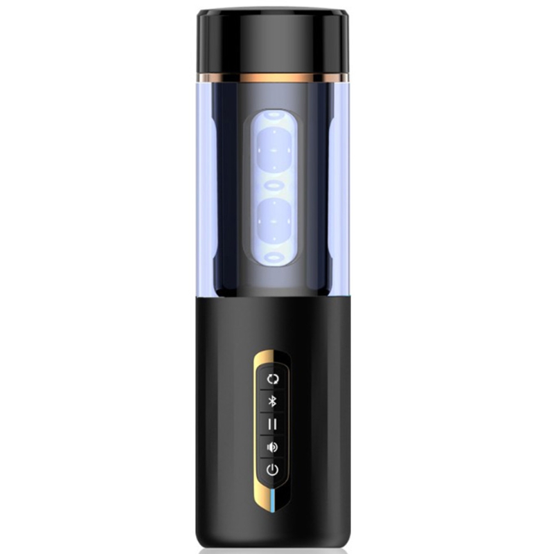 Rechargeable Bluetooth Male Masturbator With Thrusting Rotating Modes Electric Pleasure Cup Moaning Audio Adult Sex Toy For Men - 2