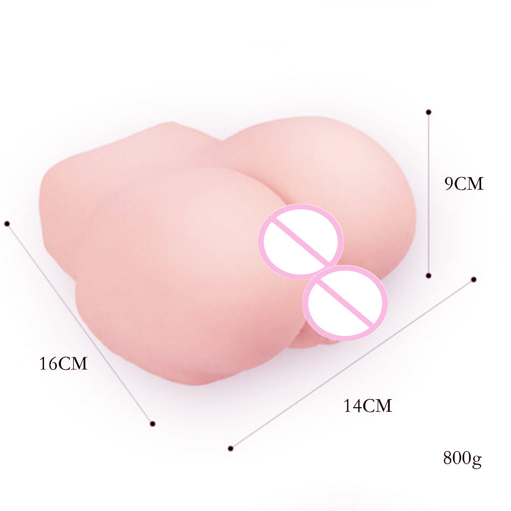 3d Realistic Male Masturbator Large Silicone Anal And Vagina Sex Doll Adult Pleasure Toy For Men - 2