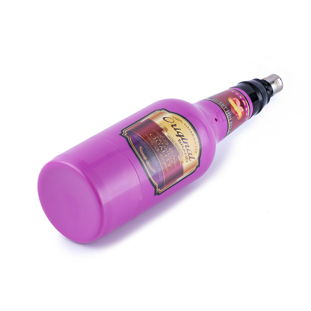 Realistic Male Pleasure Toy Soft Silicone Beer Bottle Design 3xlr Sex Machine Accessories Mens Masturbation Cup - 16