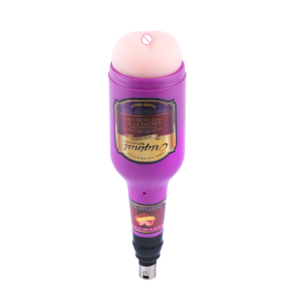Realistic Male Pleasure Toy Soft Silicone Beer Bottle Design 3xlr Sex Machine Accessories Mens Masturbation Cup - 15