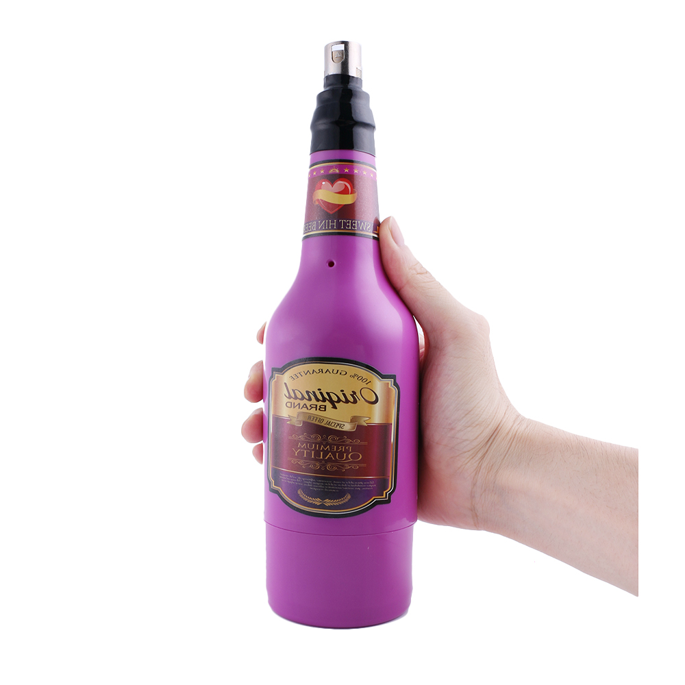 Realistic Male Pleasure Toy Soft Silicone Beer Bottle Design 3xlr Sex Machine Accessories Mens Masturbation Cup - 12