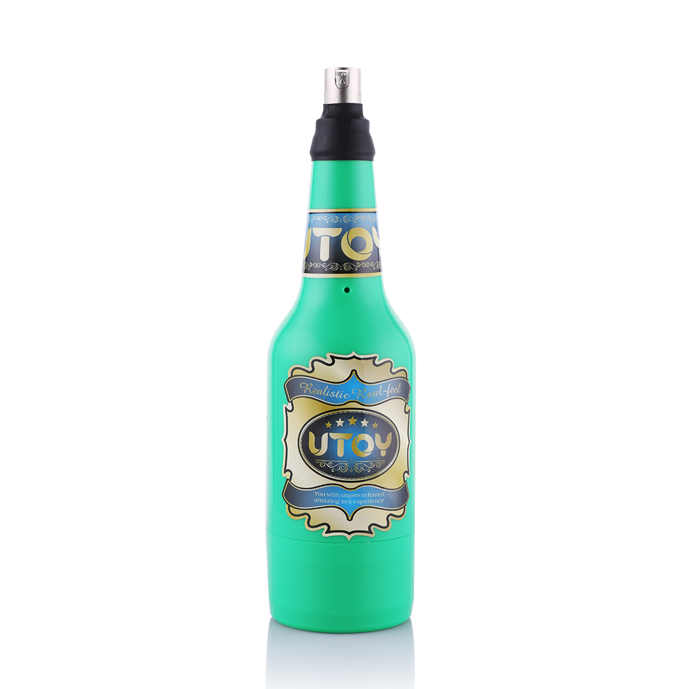 Realistic Male Pleasure Toy Soft Silicone Beer Bottle Design 3xlr Sex Machine Accessories Mens Masturbation Cup - 5