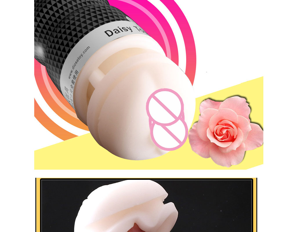 Deluxe Mens Pleasure Toy Silicone Masturbator Cup With Realistic Vagina Anal Features Adult Sex Toy For Men Gay - 3