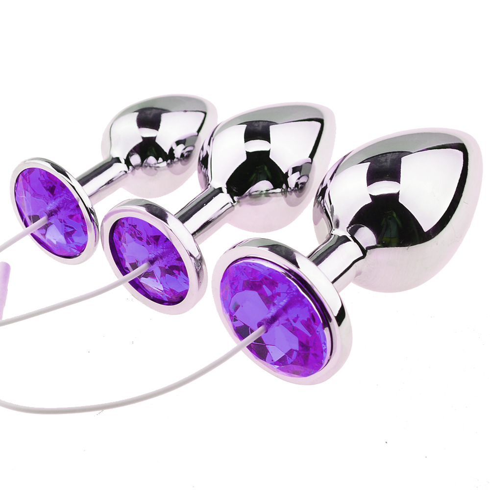 Bdsm Electro Shock Male Chastity Cage Penis Sleeve Electronic Bondage Restraints For Couples - 10