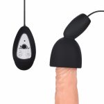 Silicone Male Sex Toys Masturbate For Men Lasting Products Dildo Trainer Vibrator Penis Stimulate Glans Massage Tool