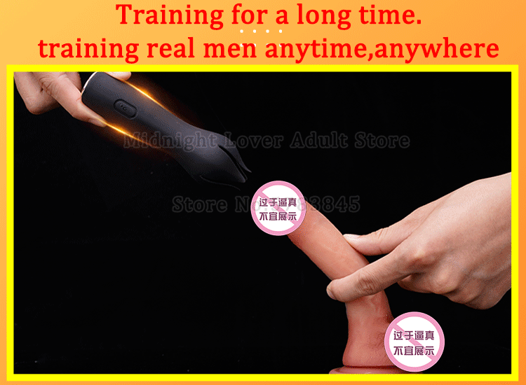 12speed Vibrating Penis Extender Electric Male Masturbator Delay Training Tool Glans Sleeve For Mens Pleasure - 1
