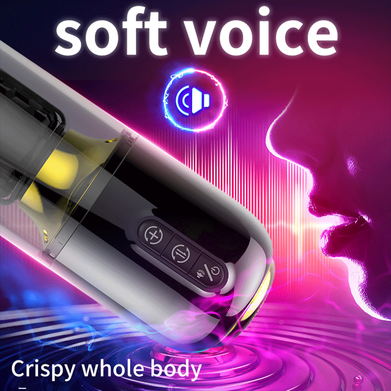 Mens Automatic Silicone Masturbator Telescopic 10 Modes Realistic Vagina Adult Pleasure Toy - 13