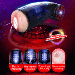 Male Automatic Masturbator Machine For Men Electric Telescopic Real Vagina Pussy Aircraft Cup Suck Rotation Sex Toys - 4