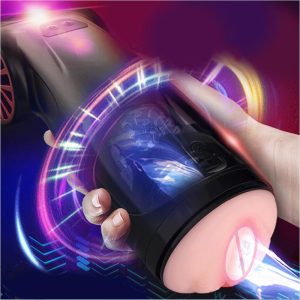 Male Automatic Masturbator Machine For Men Electric Telescopic Real Vagina Pussy Aircraft Cup Suck Rotation Sex Toys