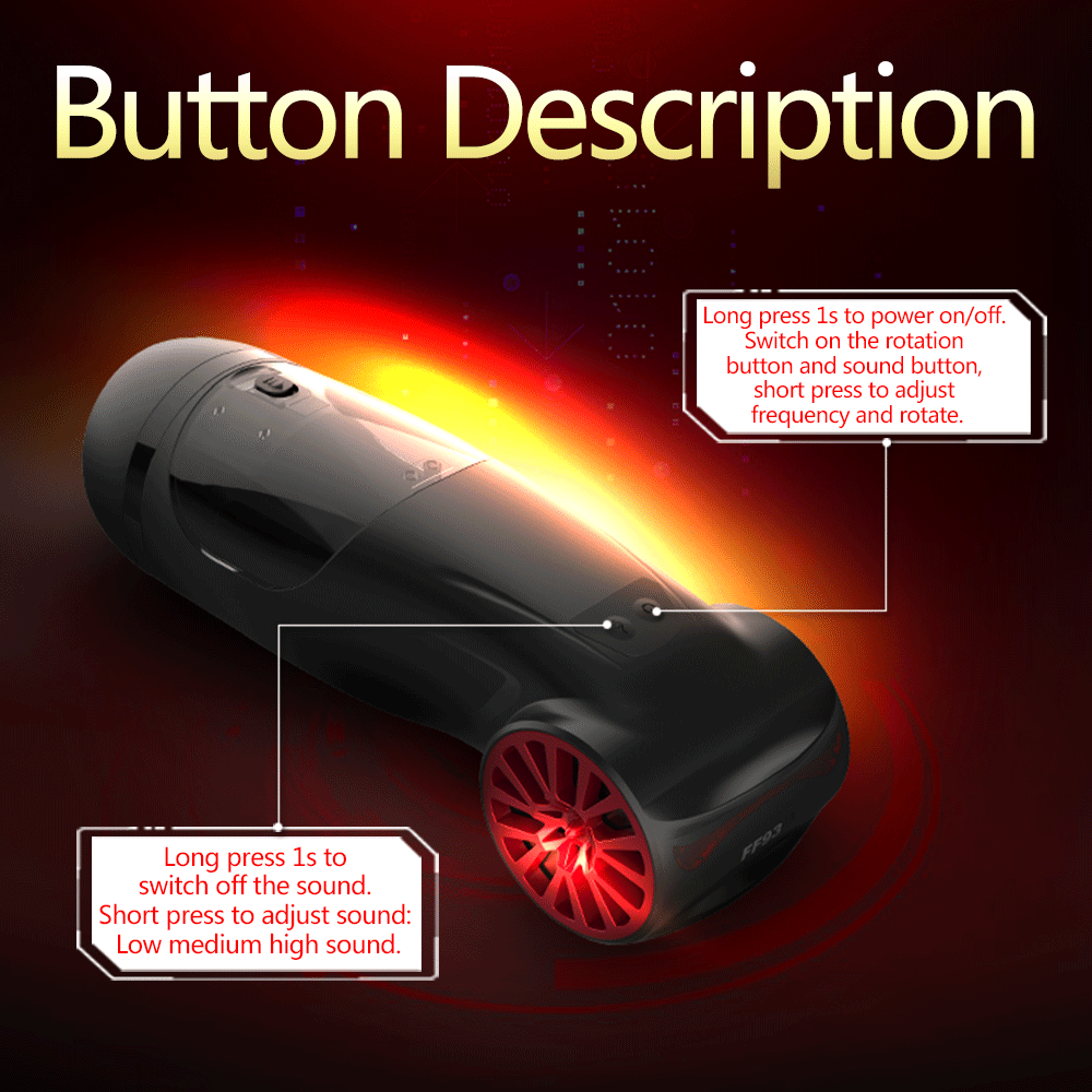 Automatic Male Masturbator Machine Electric Telescopic Realistic Feel Rotating Sucking Adult Toy For Men - 12
