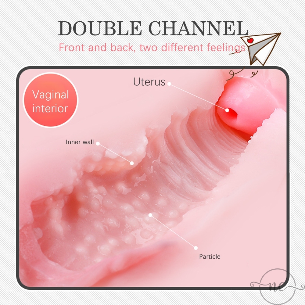 4d Realistic Rubber Vagina Male Masturbators Adult Pleasure Toys For Mens Sensual Masturbation - 3