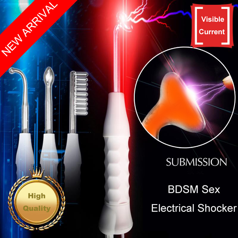 Couples Bdsm Electric Shock Twilight Wand Kit Body Massager Electro Stimulation Adult Sex Games Toys - 1