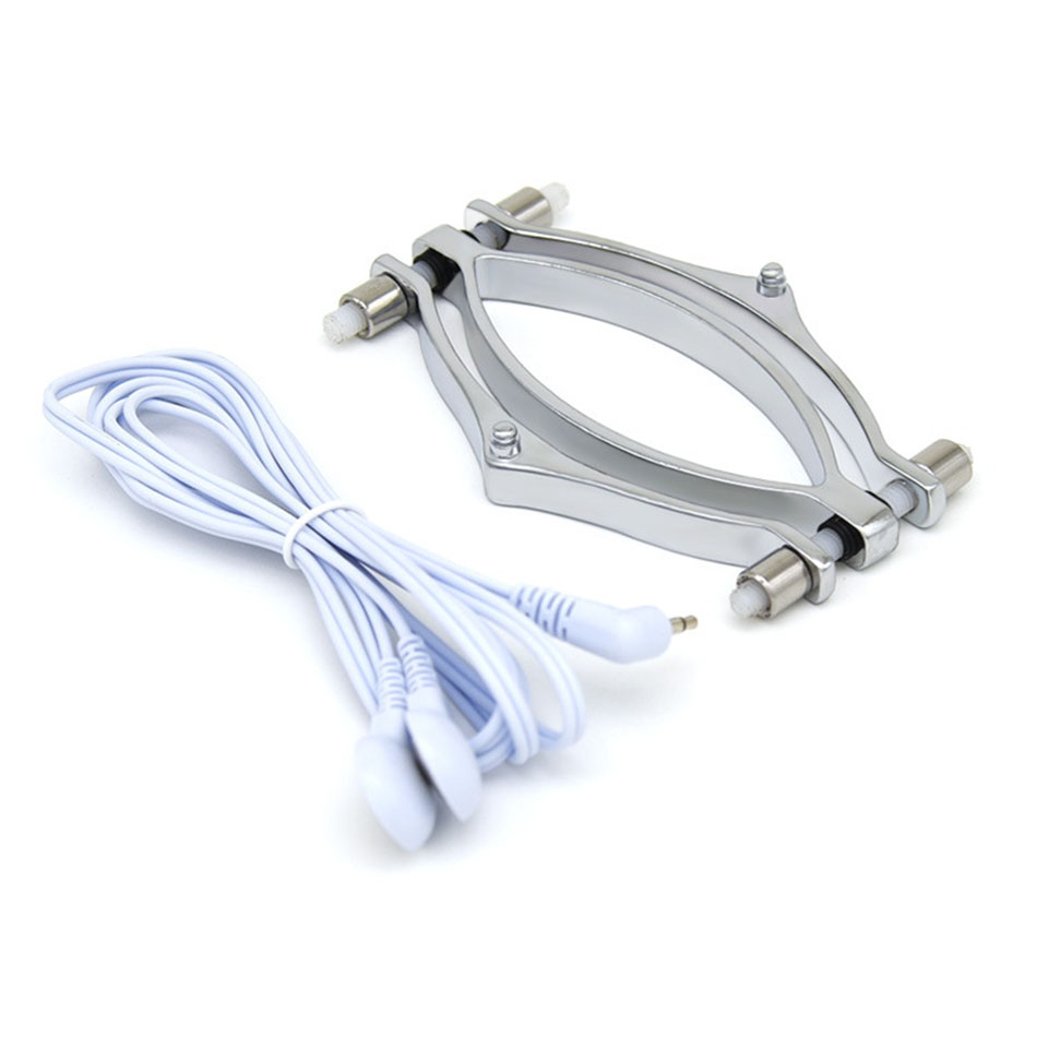 Electric Bdsm Adult Toy For Men Medical Themed Electro Shock Labial Clip Erotic Game Es002 - 2