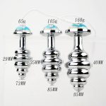 Spiral Electric Shock Penis Rings & Plug Tens Sex Toys Host And Cable Electro Stimulation Products - 2