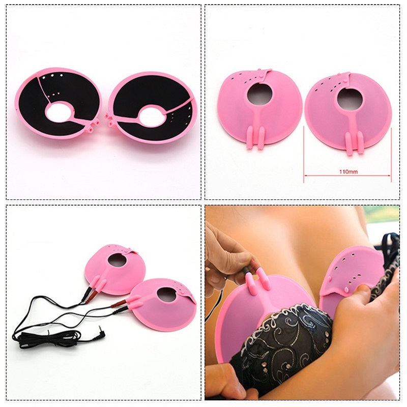 Electro Shock Breast Massage Pads Nipple Stimulation Paste Pads Womans Intimate Sexual Wellness Toy - 7