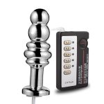Stainless Steel Anal Player Metal Sex Toys For Adults Electro Shock Massage Butt Plug Electric - 4