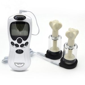 Electric Shock Kit Nipple Vacuum Suction Cup Pump Breast Booster Stimulation Medical Themed Adult Sex Toy For Women - 2