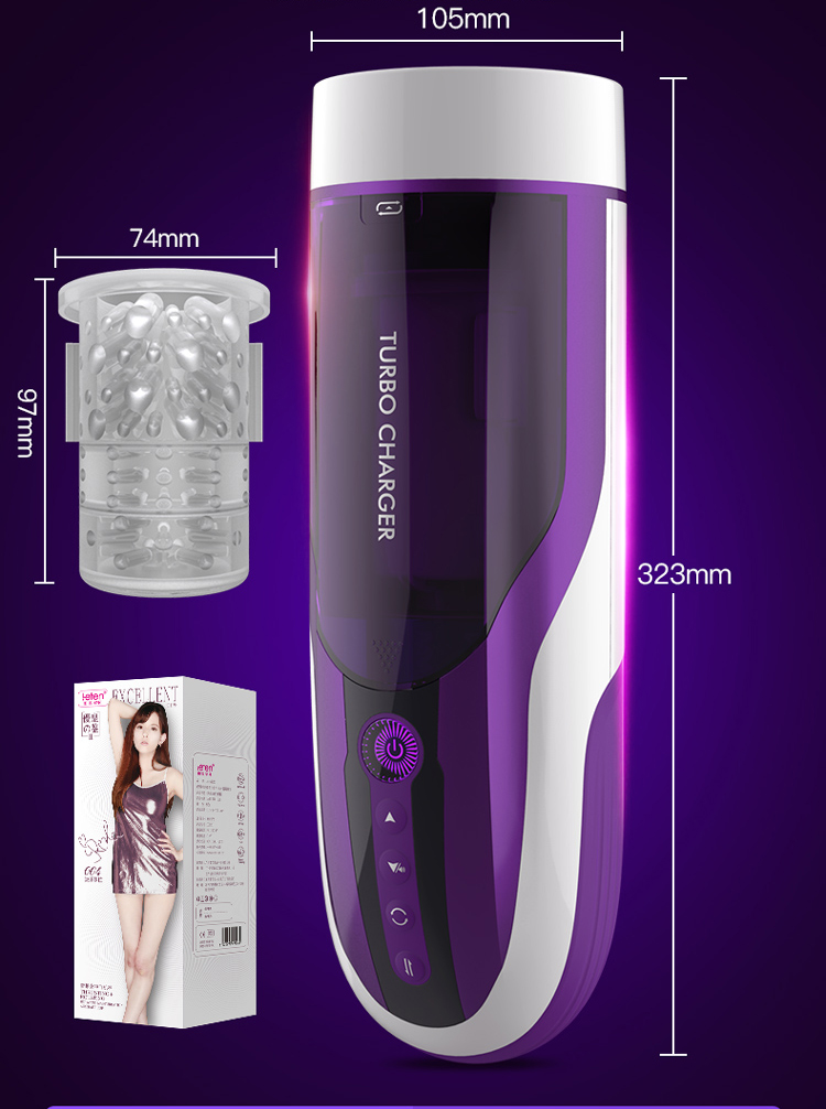 Leten Advanced Male Masturbator With Automatic Thrusting Rotating Vaginal Simulation Sensual Moaning Adult Sex Toy For Men - 18