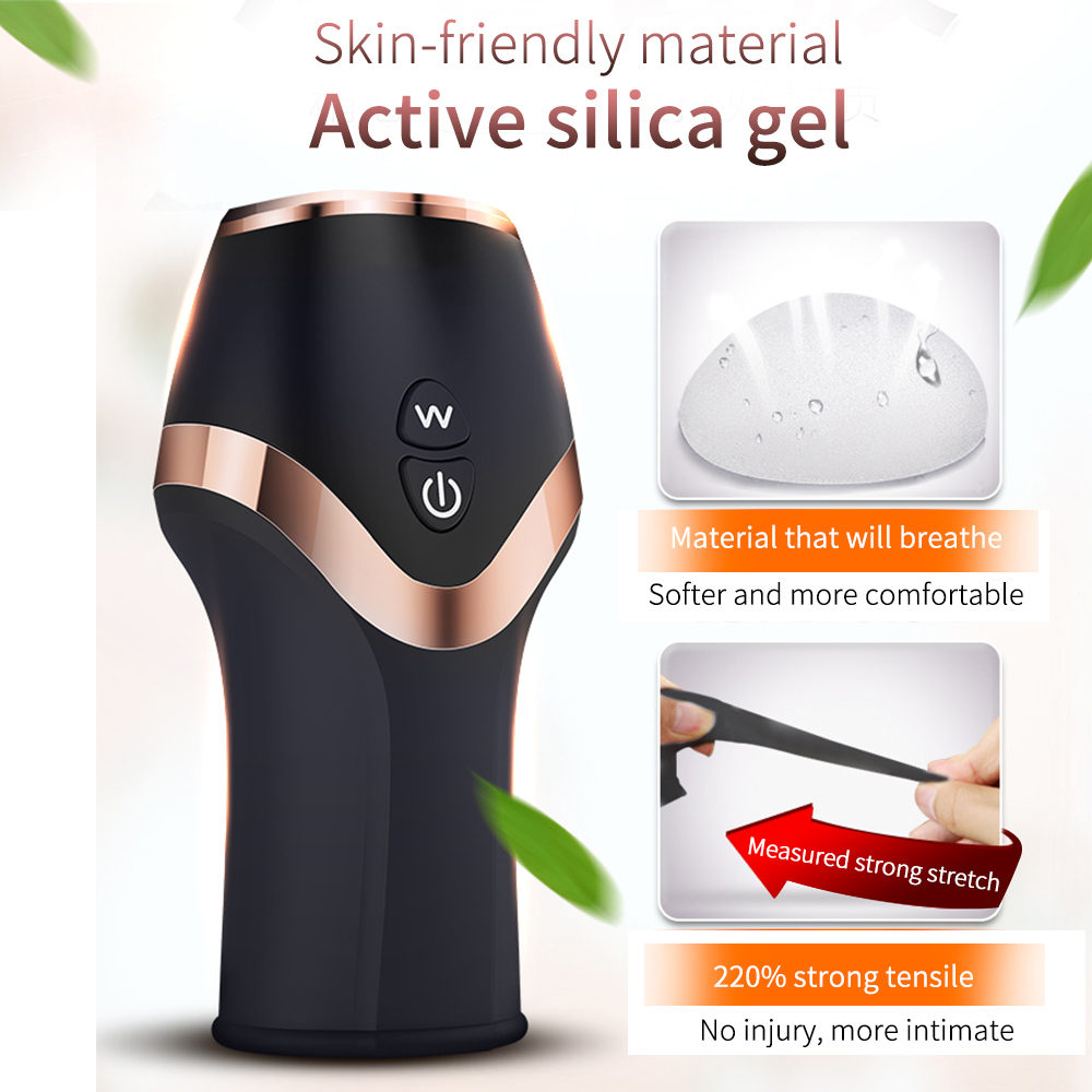 Automatic Vibrating Masturbation Cup Male Enlargement Device Penis Exercise Trainer Delay Enhancer Adult Pleasure Toy For Men - 11