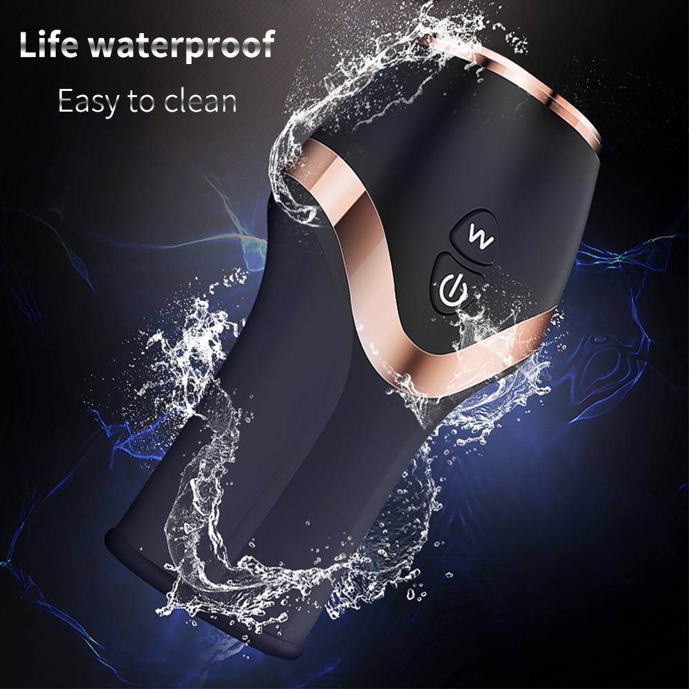 Automatic Vibrating Masturbation Cup Male Enlargement Device Penis Exercise Trainer Delay Enhancer Adult Pleasure Toy For Men - 10