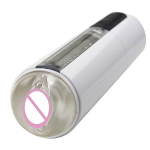 14cm Channel Automatic Suction Blowjob Male Masturbator Artificial Vagina Real Pussy Contraction Vacuum Sucking - 2