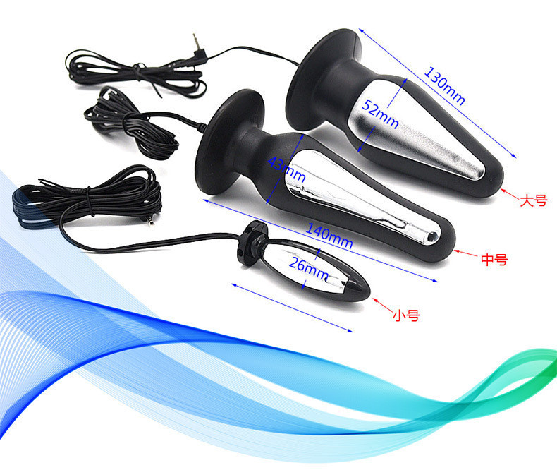 Adult Couples Electro Shock Prostate Vaginal Massage Plug Medical Themed Intimate Toy - 7