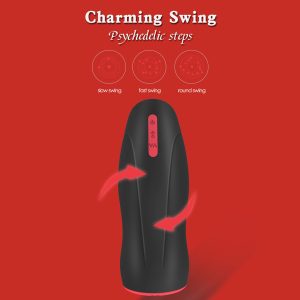 Hotboy Swaying Vibrating Masturbator Silicone Abs Full Body Waterproof Male Heating Aircraft Cup Sex Toys For Men - 2