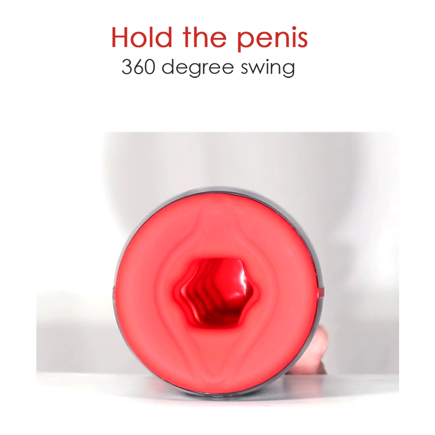 Hotboy Full Body Silicone Masturbator Waterproof Heating Vibrating Male Pleasure Aircraft Cup Toy - 7