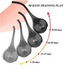 Male Physical Penis Weights Silicone Ball Stretching Extender Exercise Massager Back Gravity Ring Dumbbell Enhance T Device - 3