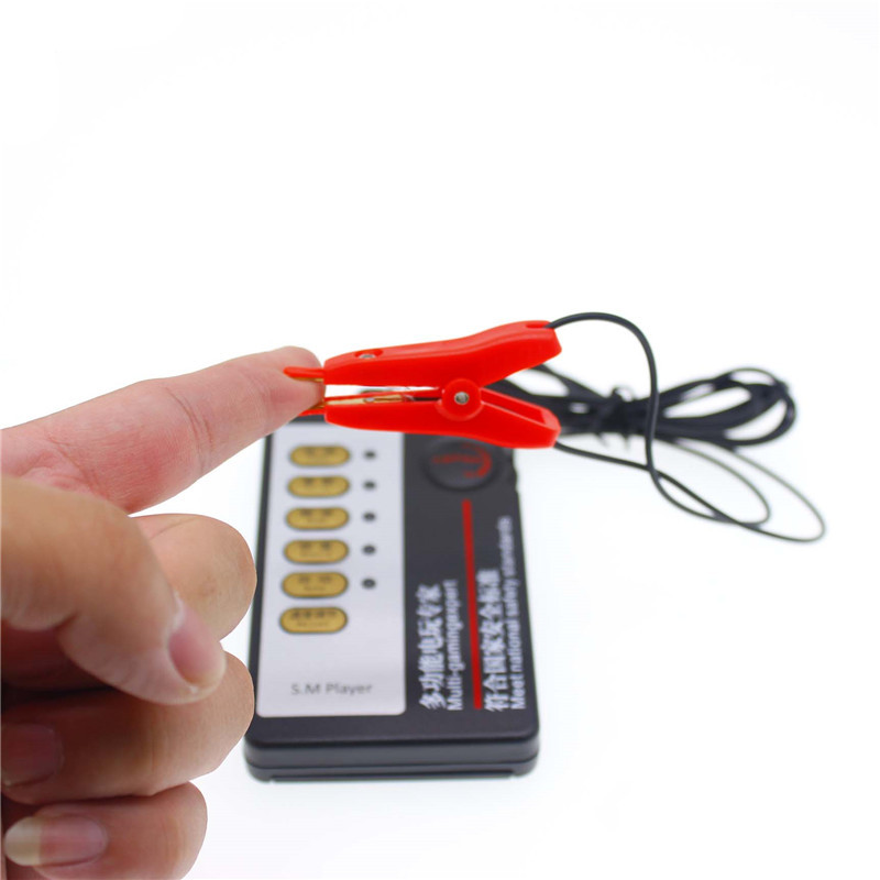Electric Dualoutput Nipple Clamp Massager Womens Stimulating Electro Sex Toy Sensual Pleasure Machine - 2