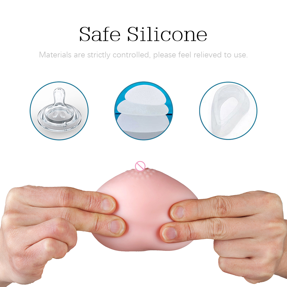 Waterproof Silicone Male Masturbation Cup Realistic Skin Feel Stimulating Orgasm Enhancer Adult Toy For Men - 7