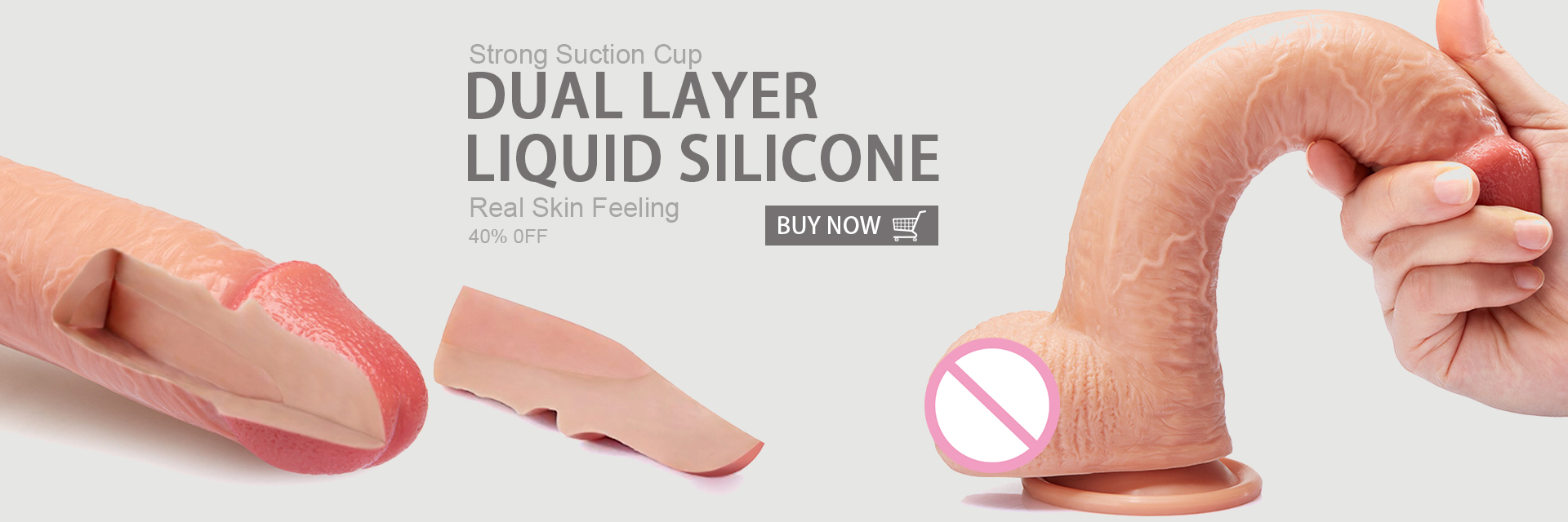 Waterproof Silicone Male Masturbation Cup Realistic Skin Feel Stimulating Orgasm Enhancer Adult Toy For Men - 2