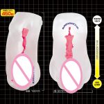 Japan Transparent Artificial Vagina Real Pussy Sex Toys For Men Masturbatings Crystal Pocket Adult Products - 3