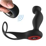 Male Delay Sex Toy Anal Plug Vibrating Prostate Treatment Massager With Penis Scrotum Ring Butt Remote - 6