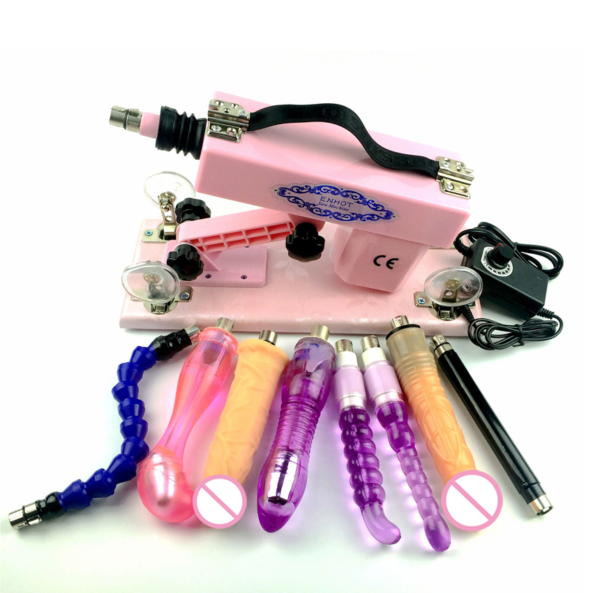 Deluxe Automatic Womens Pleasure Machine With 6 Dildos Retractable Pump Action Global Plug Options Ea5004 - 2