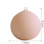 8 2cm Silicone Artificial Breasts With Hole Male Masturbation Mimi Ball Adult Products Sex Toys Simulated Breast For Man - 3