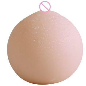 8 2cm Silicone Artificial Breasts With Hole Male Masturbation Mimi Ball Adult Products Sex Toys Simulated Breast For Man - 2