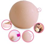 8 2cm Silicone Artificial Breasts With Hole Male Masturbation Mimi Ball Adult Products Sex Toys Simulated Breast For Man