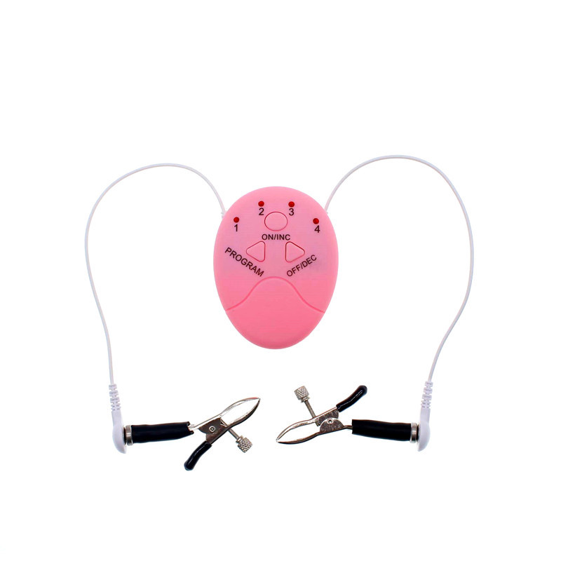 1 Pair Womens Sensual Electric Stimulation Toys Clitoral Nipple Breast Stimulator For Enhanced Pleasure - 1