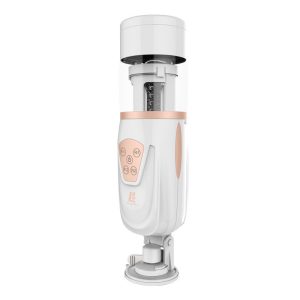 Male Masturbator Piston Automatic Telescopic Oral Sex Vaginal Anus Airbag Clamp Penis Masturbation Cup Toys For Men Machine