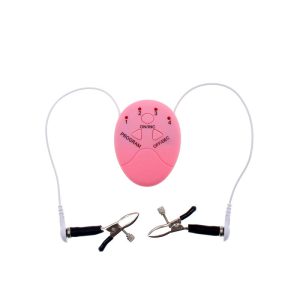 1 Pair Electric Shock Sex Products Nipple Clitoris Stimulator Electrical Climax Breast Toys For Women Female