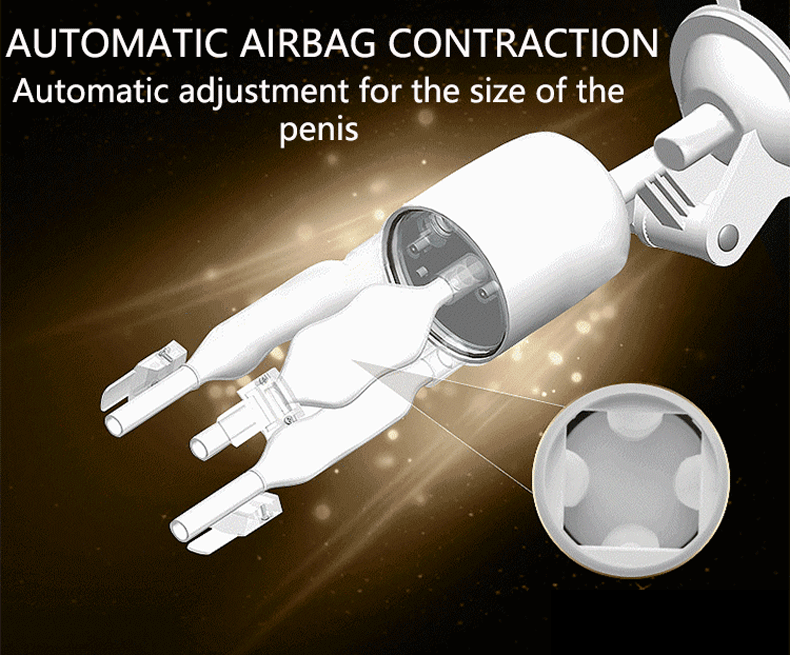 Male Masturbation Cup Machine Automatic Telescopic Piston Oral Vaginal Anus Simulator Airbag Clamp Sex Toys For Men - 8