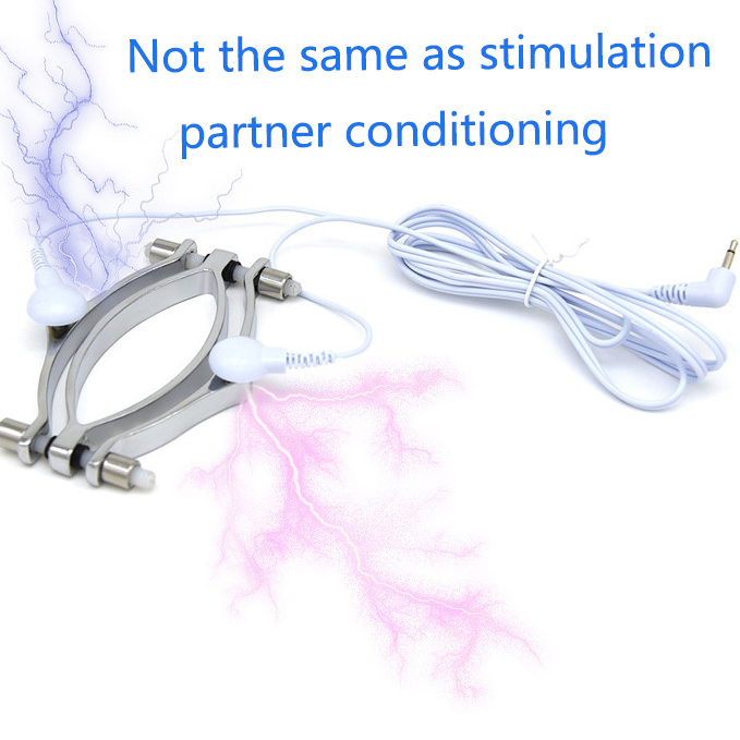 Erotic Electric Shock Labia Clip Clitoris Stimulator Bdsm Bondage Couples Flirtation And Vagina Speculum Toys - 2